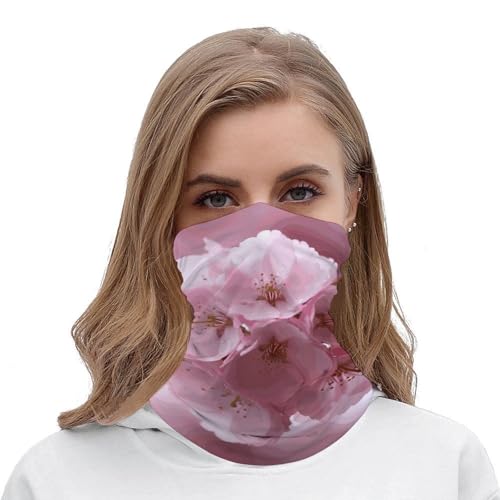 Braga de Cuello a Prueba de Viento, Mascarilla Facial Transpirable, Cobertura Facial de Flores de Cerezo, Protección Solar, Máscara Antipolvo, Balaclava Bandana para Mujeres y Hombres para Senderismo y Pesca miniatura 4