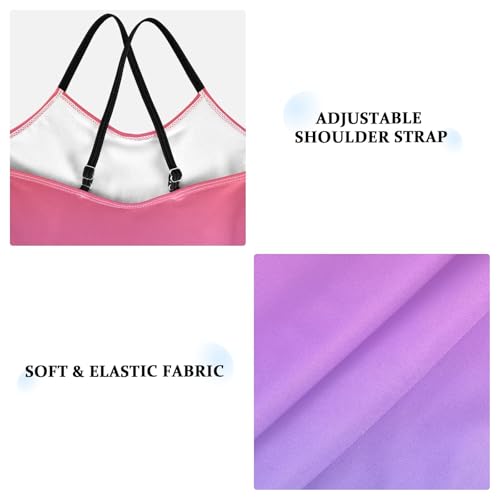 Red Blue Gradient Girls Bathing Suit Swimsuit One Piece Swimsuits Summer Beach Swimwear3