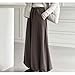 Kids Girls Cotton Pants Casual Baggy Wide Leg Trousers Teen Summer Elastic High Waist Drawstring Fashion Clothes(Coffee, 15-16 Years)