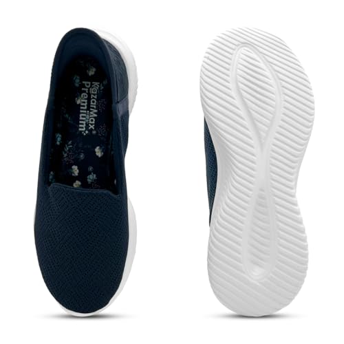 Image of KazarMax Easy On Women's Breathable Mesh Slip-On Loafers | Quick-Dry Casual Sneakers with No-Hands Design | Lightweight Anti-Skid Sole