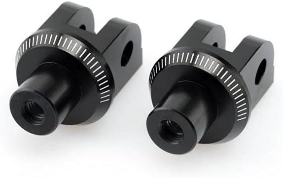 6347N Black Pilot Footpeg Adapter - Pair