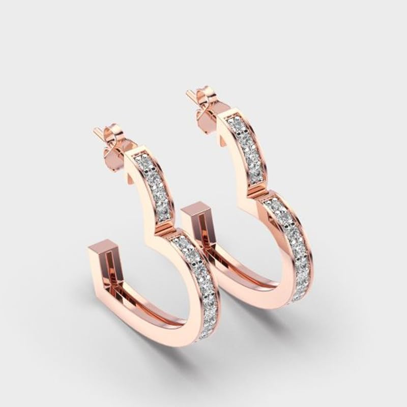 Boucles d'oreilles argent 925 fleur plaqué or, le cadeau idéal - 2