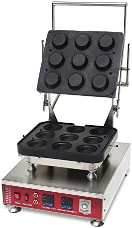 Generic Commercial Use Nonstick 110v 220v Electric 9-cavity Mini Round Pastry Tartaletek Tart Tartlet Pie Maker