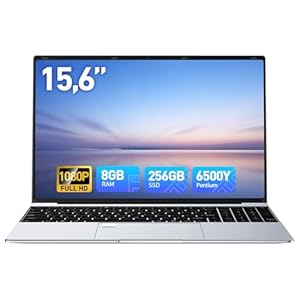 Computadora portátil Win 11 de 15.6 pulgadas, pantalla FHD de 1080P, teclado retroiluminado, huella digital, USB3.0, WiFi5, Mini HDMI, BT5, cámara web (15.6in-AMD-12GB-256GB-B180126)