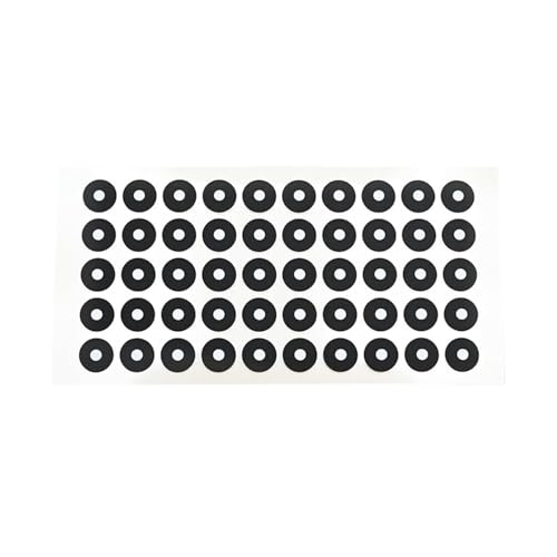 DARZYS 3D Scanning Marker, 3D Scanning Dots, Reference Point Markers/Reflection Markers for 3D Scaning and Optical Tracking for 3D Scanning(Inner 10 Outer 14mm (5000))