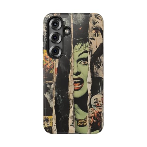 Coque horreur vintage Samsung S25 évite les rayures