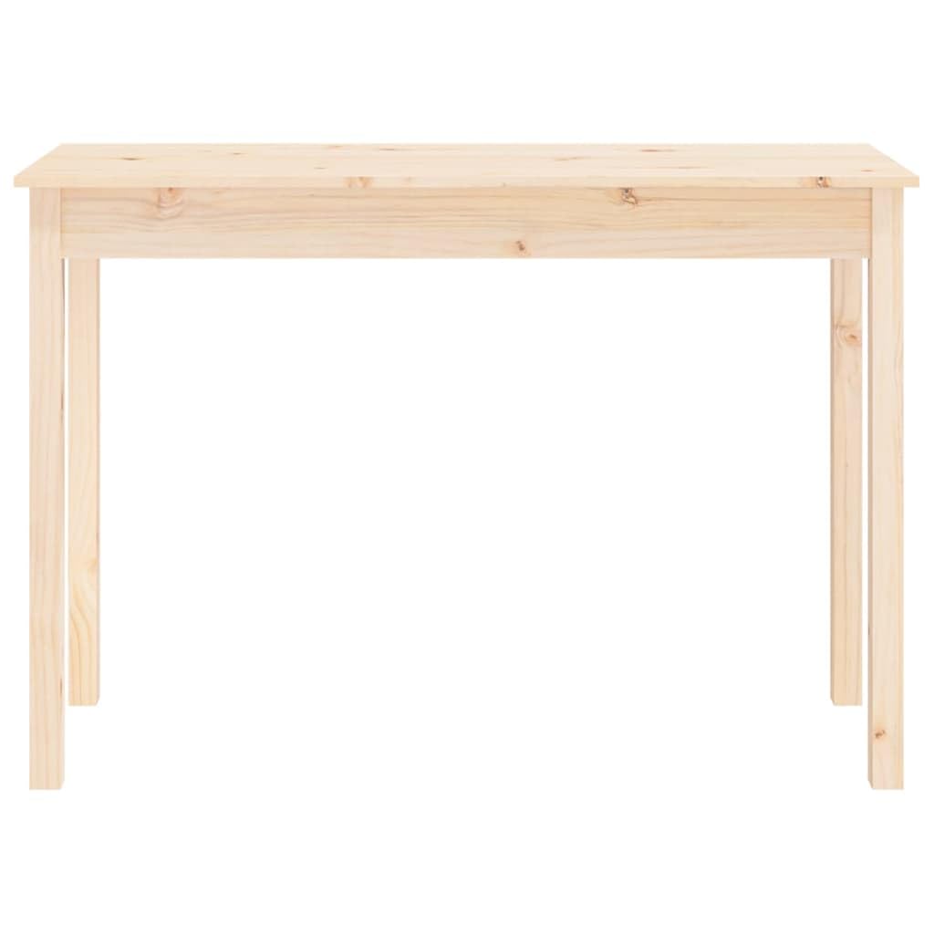 vidaXL Mesa Consola Entrada Mesita Auxiliar Pasillo Decoración Salón Sala de Estar Almacenaje Muebles Adorno Madera Maciza de Pino 110x40x75 cm