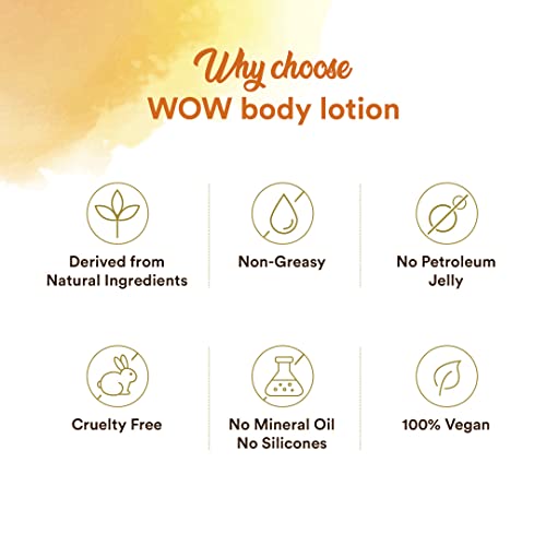 Image of WOW Skin Science Ubtan Body Lotion- All skin type - Anti-Tanning & Smoothening Care with Saffron Extract, Sandalwood Oil - 400mL