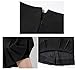 Women Girls 2024 high Waisted Pleated Skater Tennis School Skirt Uniform Skirts A-Black