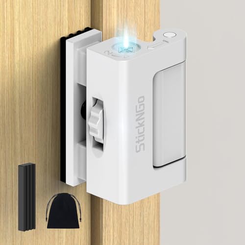 Portable Security Door Reinforcement Lock (White)