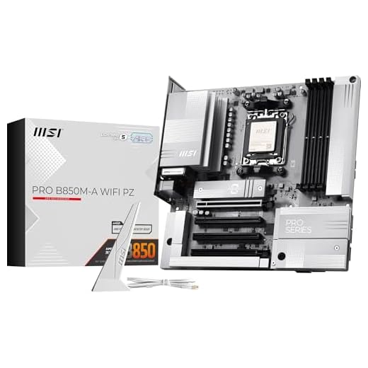 MSI PRO B850M-A WiFi PZ Motherboard, Back-Connect mATX