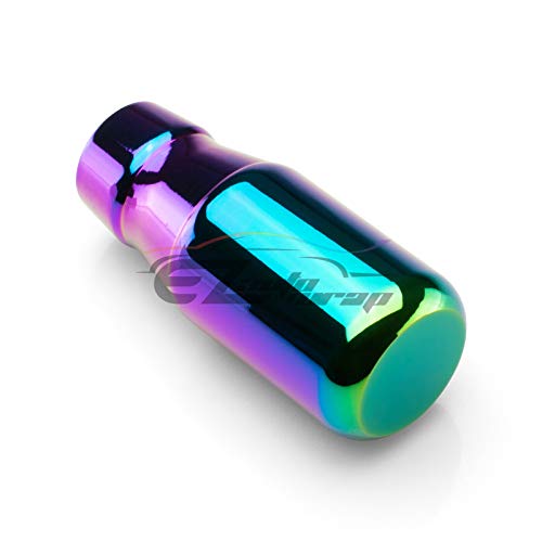 Ezautowrap Neo Chrome Stick Shift Knob Weighted Manual Gear Shifter Jdm Aluminum Rainbow 05 #TOP3