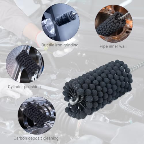 Image of Cylinder Hone, 240 Grit Silicon Carbide, 1 1 /2 inch (38.1mm) Diameter Ball Hone