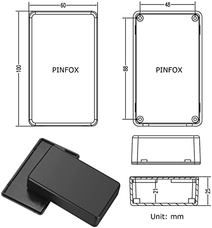 10 Pcs Waterproof Electronics Project Boxes, Electrical Project Boxes Enclosure Case, Outdoor Cable Connection Junction Box, Junction Project Box for Electronics, Instrument Case Box