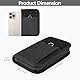 Damero Taktisches Notizbuch Organizer Journal Umschlag kompatibel mit Feldnotizen Notebooks Moleskine Cahier, Pocket Notebook Cover mit Key Ring und Stifthalter für Journal Notebook Planer(nur Tasche)