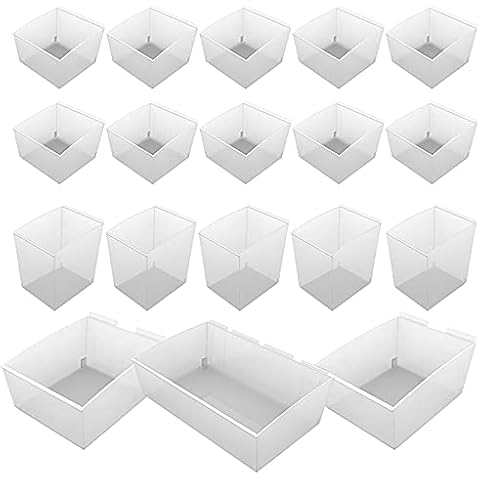 Proslat 03250 Probin Storage Bin Kit Designed for PVC Slatwall, 18-Piece Cover