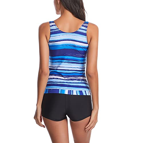 Tankini-sets voor Dames met Print Tweedelige Badpak Tankini Set voor Dames-abdominale Badmode - Image 7