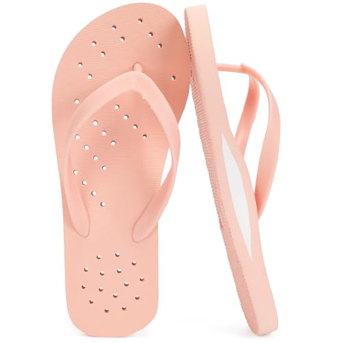 STQ Womens Shower Shoes Pool Beach Flip Flops for Women with...