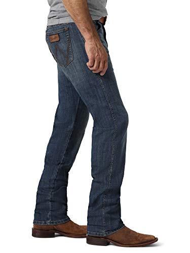 Image of Wrangler Men's Retro Slim Fit Straight Leg Jean