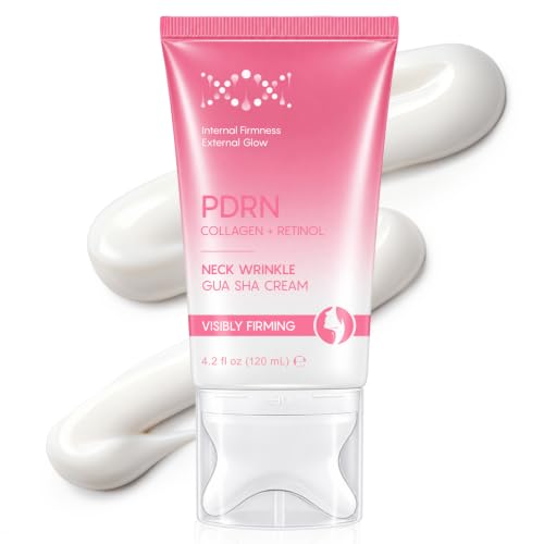 Neck Firming Cream,PDRN Colágeno Refinante Gua Sha Crema para el cuello