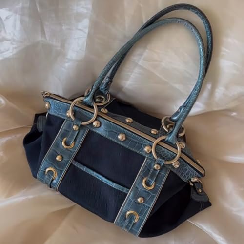 Bolso tote grande para mujer estilo Y2K vintage miniatura 4