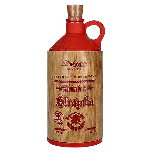 Debowa Wódka Antalek Strazaka Feuerwehrfass Rot 40% Vol. 0,7l