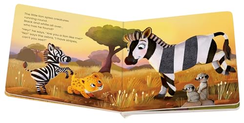 Ravensburger Play+ Are you a lion like me?, Baby book 18+ months: Read, touch and feel