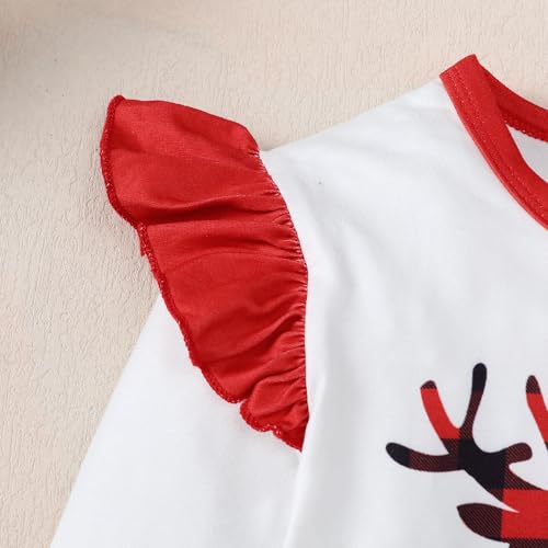 HOORGIN Girls Long Sleeve Shirts Cute Ruffle Shoulder Crewneck for Fall Toddler Girl Clothes4