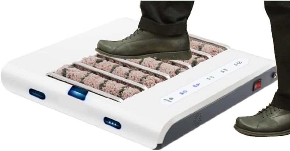 Fully Automatic Sole Cleaning Machine, Rechargeable Entrance Shoe Brush Automatic Induction Shoe Polisher Shoe Cleaner No Water Cleaning for Home Hotel Entrance