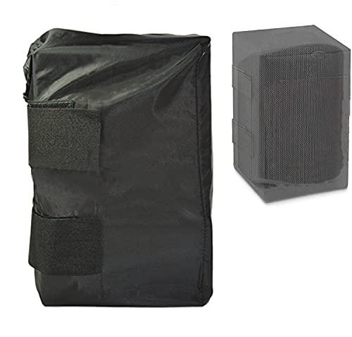 COOSOO Cubiertas impermeables para altavoces de protección UV para interiores y exteriores, resistentes a prueba de polvo, protección de altavoces Oxford (una cubierta) Cover