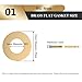 5 Pieces Brass Gasket Washer, Round Seal Gaskets Flat Brass Sealing Rings Suitable for Automotive and Industrial Repair,M22×39×3mm(M22x39x3mm)