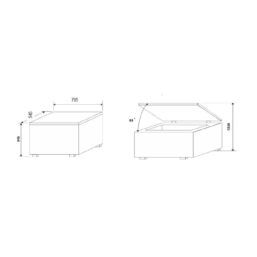 Svan Congelador horizontal Blanco SCH1500FDC. Capacidad 142 Litros, Dual Cooling, 1 Cesta, Bajo nivel Sonoro, Eficiencia Energética Clase F