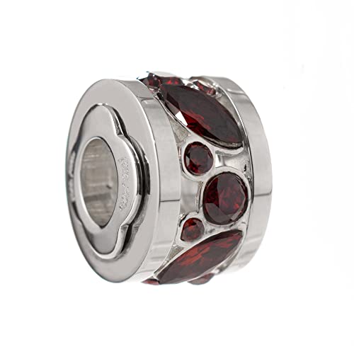 Abalorio Folli Follie de plata de ley gris joyería exclusiva