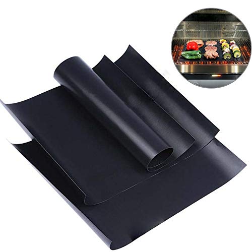RUONAI 3 PCS Bbq Grill Mat Barbecue Accessories Tools Grillmatte Mats Teflon Copper Barbecue Grill Barbeque Non Stick bbq mat