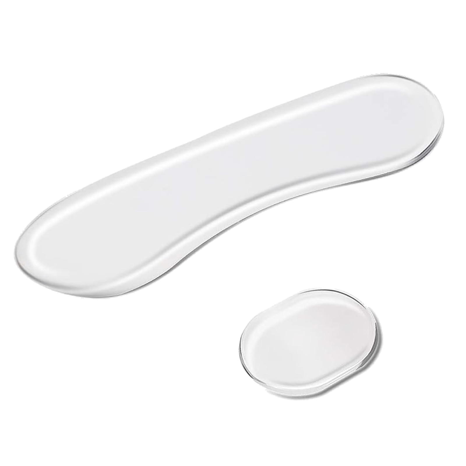 26 Stück Trommeldämpfer Gelpads Silikon Trommeldämpfer Dämpfungsgelpads Weiche, transparente ovale und Lange Trommeldämpferpads