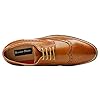 Bruno Marc Mens Dress Oxfords Shoes, Men's Lace-ups Ghillie Brogues Formal Shoes, Men in Smart Casual, Wedding, Boss, Work, Business,Size 9,Brown,Prince-3 #4