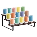 【Uso multifuncional】---Nuestro organizador de soporte para cupcakes es versátil y no solo sirve como soporte de exhibición de escritorio para eventos de proveedores; También se puede utilizar para almacenar colecciones de muñecas y decoraciones de sala de estar, así como para guardar esmaltes de uñas, perfumes y cosméticos en el tocador, y también se puede utilizar para almacenar condimentos, especias, productos enlatados, café y té en la cocina.
