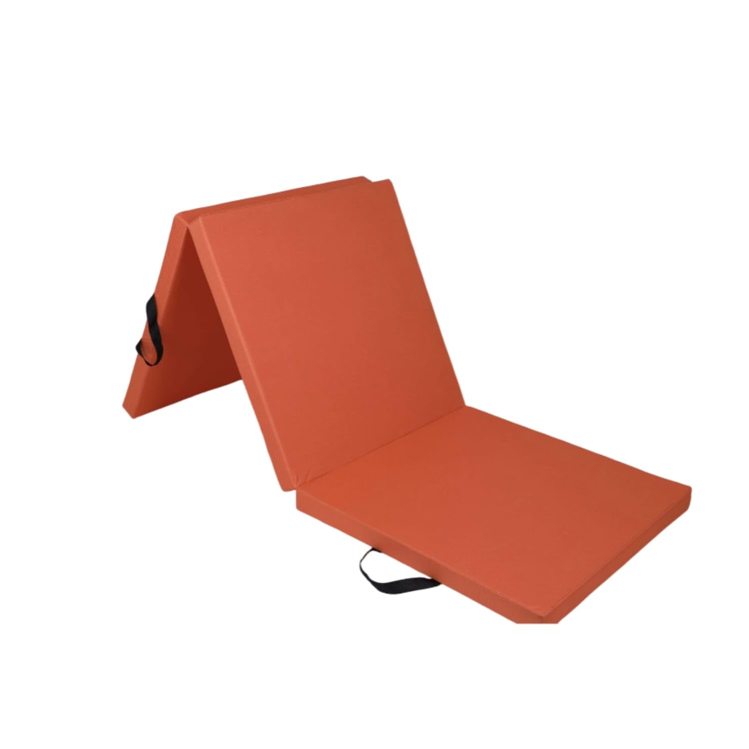Textile Cover Foldable Exercise Mat Rectangular Tri-Fold Mat, 180x60x5 D-picture-14