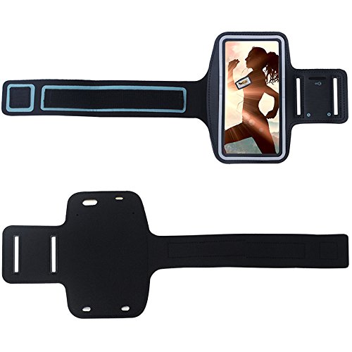 Urvoix Galaxy S7 / S6 / S6 Edge / S5 / S8 /Iphone X Armband, Sports Running Jogging Gym Arm Band With Key Holder For Samsung A5 / J5 / On5 / S8/Iphone X #TOP2