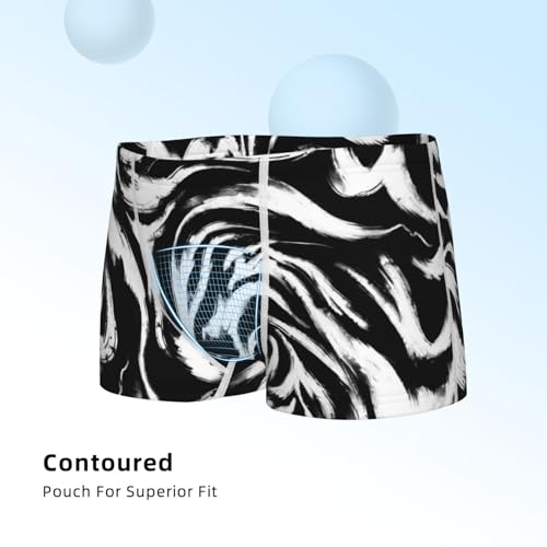 Boys' Cotton Boxer Brief Soft Underwear-Leopard And Zebra 24