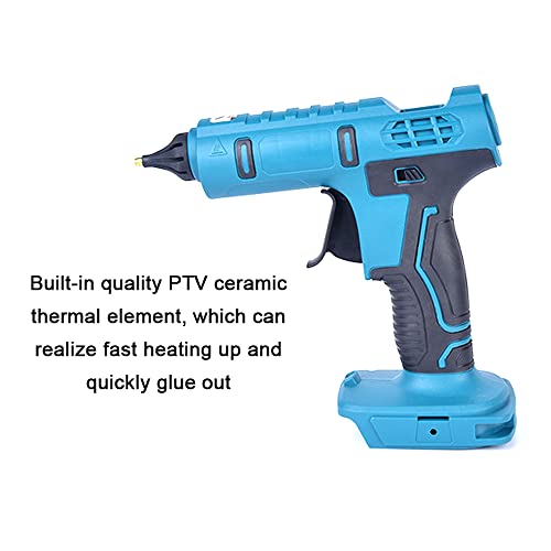 Moniss Máquina de cola quente elétrica portátil sem fio ferramenta de extrusão de cola de lítio apli