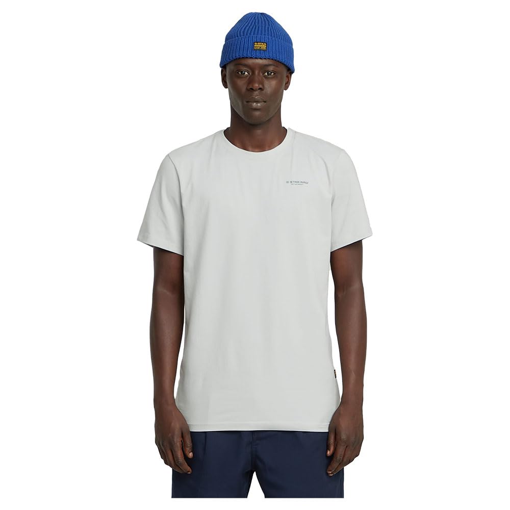 G-STAR Men's Slim Base T-Shirt, Grey (gs Mercury D19070-C723-G987), M