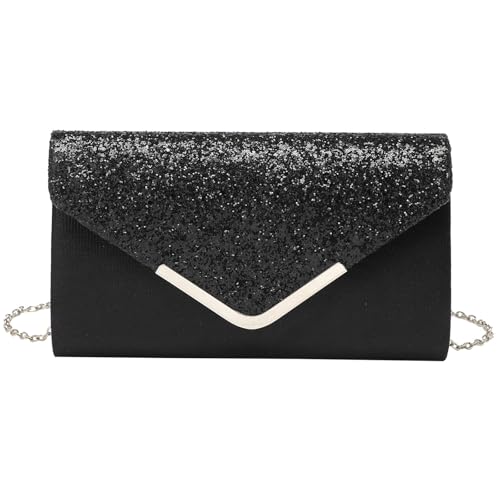HTTDSLF Bolso de Mano de Mujer con Cadena Elegante, Bolsos Clutch Fiesta de Noche Brillante con Cadena, Citas Románticas y Eventos de Noche, para Boda, Fiesta, Cóctel, Graduación, Vacaciones HTTDSLF Bolso de Mano de Mujer con Cadena Elegante, Bolsos Clutch Fiesta de Noche Brillante con Cadena, Citas Románticas y Eventos de Noche, para Boda, Fiesta, Cóctel, Graduación, Vacaciones