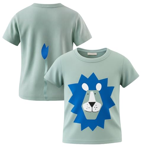 Image of DEEKEY Toddler Boys Shirts Short-Sleeve Little Kids t Shirts Boys' Tops, Tees & Shirts Graphic TEE Age for 2-7 Years 4-Pack