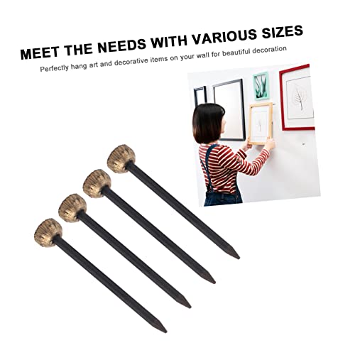 Image of 50Pcs Picture Hangers Hooks for Wall Heavy Duty Frame Hooks Home Hardware Hanger Accessories for Photo and Artwork Display Easy Mounting