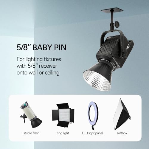 Image of PHOCUS 4.5 inch Baby Pin Wall Plate, Wall Ceiling Mount, with 5 /8 inch Stud Adapter