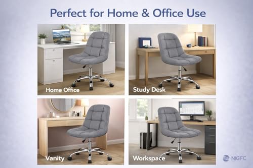 Image of Modern Egg Shape Bar Stool with 360 Swivel | Height Adjustable Bar Chair | Counter Stool & High Chairs | Comfortable for Home, Office, Restaurant Bar, Cafe & Cash Counter - (Grey)