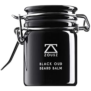 Black Oud Beard Balm for Men, Moisturizing Beard Butter & Beard Dandruff Remover, Natural & Organic Beard Styling Balm & Beard Tamer with Shea Butter, 2 Fl Oz