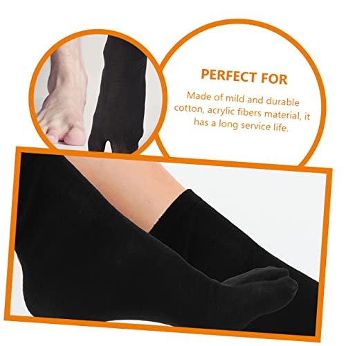 9Pairs Comfortable Cotton Two-toe Flip Flops Socks Breathable and Split Toe Socks for Men and Women for Everyday Wear and Fashion Matching4