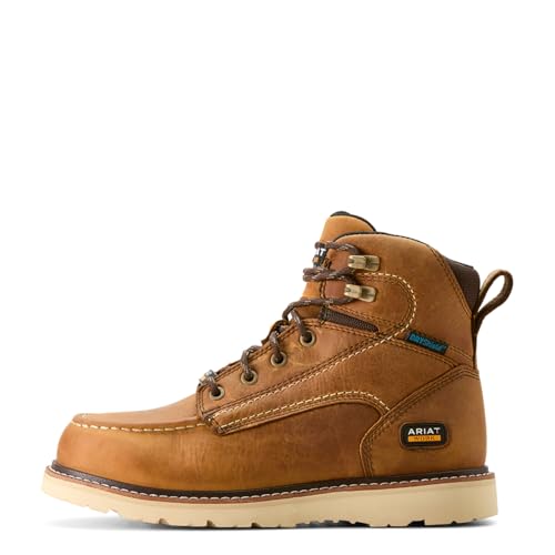 Image of ARIAT Women's Rebar Wedge Moc Toe Waterproof Work Boot